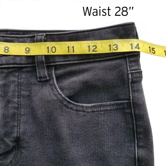 American Eagle Hi Rise Jegging Dream Stretch Black Size 6 - Picture 9 of 16